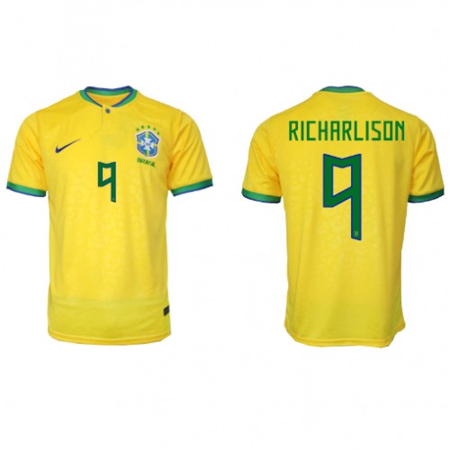 Dres Brazil Richarlison #9 Domaci SP 2022 Kratak Rukav